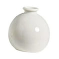 thumbnail image 4 of deevoka Plant Pot Home Table Centerpiece Desktop Small Bookshelf Ceramic Flower Vase White, 4 of 9