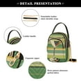 thumbnail image 4 of FORMRS Crossbody Bag for Women Quilted Travel Shoulder Cell Phone Purse with Chain Strap Handbag, Colorful Martini, 4 of 7