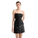 thumbnail image 2 of Camiseta de tubo SUUKSESS para mujer con doble forro, color negro, talla L, 2 of 7