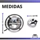 thumbnail image 2 of Faro Led Csp Para Moto 5 PLG Con Base Cromada Baja Alta Drl, 2 of 7
