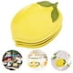 thumbnail image 3 of Juego de 4 platos con forma de limón, bol para postre, bol de cerámica con forma de limón, bol para servir, bol para ensalada., 3 of 7