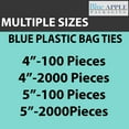 thumbnail image 7 of Plastic Twist Bag Ties 5"-Blue-(2000Pcs) Reusable Twist Ties for Multiple uses, 7 of 7