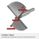 thumbnail image 5 of Broca Forstner Uxcell de 50 mm (1-31/32") de carburo de tungsteno para bisagra de madera, 3-11/32", 5 of 7