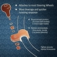 thumbnail image 7 of Steering Wheel Spinner Knob Handle Universal Heavy Duty Suicide Car Truck Power, 7 of 7