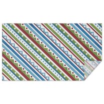 Colorful Geometric Stripe Pattern Rectangle Tablecloth 60"x102",Waterproof Polyester Rectangle Table Cloth, Wipeable Spillproof Polyester Tablecloth for Dining, Camping, Indoor and Outdoor