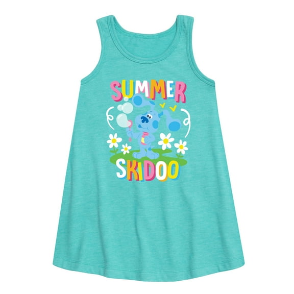 Blue's Clues & You! - Summer Skidoo - Toddler & Youth Girls A-line Dress