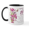 thumbnail image 2 of CafePress - 80Th Birthday Crocus Gift Mug Mugs - 11 oz Ceramic Mug - Novelty Coffee Tea Cup, 2 of 6