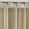 thumbnail image 4 of Thermalogic Weathermate Tab Top Curtain Panel Pair Window Dressing each 40 x 95 in Khaki, 4 of 4