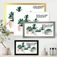 thumbnail image 4 of Designart 'Succulent and Cactus House Plants VI' Farmhouse Framed Art Print, 4 of 4
