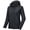 BLACK, variant on Women’s Waterproof Rain Jacket Lightweight Outdoor Windbreaker Rain Coat Shell for Hiking, Travel Mosaic Blue XS