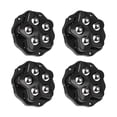 thumbnail image 1 of Bewildely 4x rodillos de electrodomésticos de rotación de 360 ° para pequeños electrodomésticos de cocina rodillos de Decoración del hogar 4 piezas negro, 1 of 6
