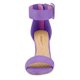 thumbnail image 2 of Sandalias de correa Allegra K hebilla de tobillo talón de bloque Morado 35.5, 2 of 6