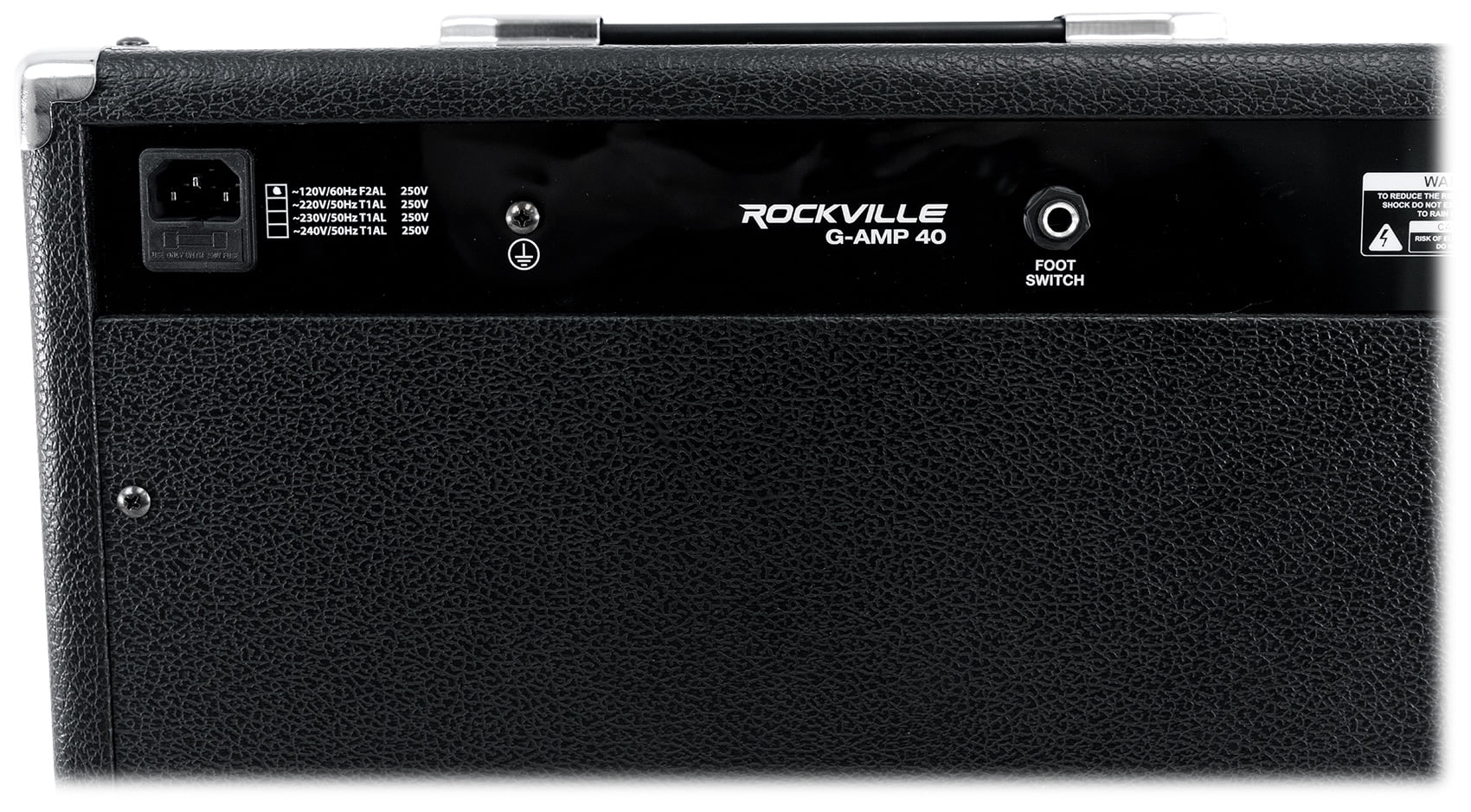 Rockville G-AMP 40 Guitar Combo Amplifier Amp Bluetooth/Mic In/USB/Footswitch