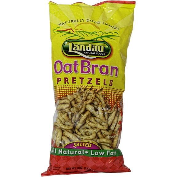 Landau Kosher Oat Bran Pretzels- Salted - 8 Oz.