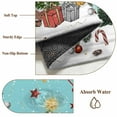 thumbnail image 6 of Round Rugs 5 Ft, Teal Christmas Non Slip Area Rugs for Kitchen Bedroom Entryway, Gnomes Xmas Tree Snowflake Winter Gifts Washable Carpet Runner Rug Floor Mats for Bedroom Home Decor, 6 of 9