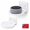 5" White Round Shelf, variant on 5" Small Floating Sh Adhesive & Screw In Fors Cameras Bookss More Universal Shelves Easy Totall Cf2105 White