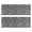 Gray Dinosaur Skeletons, variant on Kitchen Rugs Sets Of 2,Green Alligators Icons Pattern Anti Fatigue Kitchen Mat Rugs Non Slip Washable,Decorative Kitchen Floor Mats for Kitchen,Sink,Laundry,17"X47"