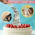 thumbnail image 2 of CAROOTU Cake ATM Money Box Pulling Non-toxic Decorations Surprise Gift for Birthday, 2 of 6
