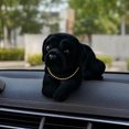 thumbnail image 4 of Car Shaking Dog Ornament, Car Accessories Simulation Shaking Dog with Nodding Head and Suction Cup Base, for Dashboard Vehicle Decoration and Fun Driving Companion, B, 4 of 5