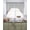 Gray, variant on Christmas Snowman Swag Kitchen Curtains Sets for Windows 24 Inch Length, Winter Xmas Trees Snowflakes Red Short Window Curtain Panels Swags Valances and Tiers 3 Piece Set for Cafe/Dining Room