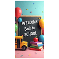 thumbnail image 1 of Welcome Back to School Educational Backdrop with Books and School Bus Banner Classroom Decorations Party Supplies Photo Prop, 1 of 4