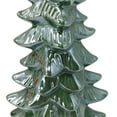 thumbnail image 2 of Décoration d'arbre en céramique verte Holiday Time de 9 pouces, 2 of 4