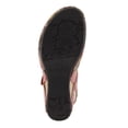thumbnail image 6 of Spring Step L’Artiste Women's Koraline Mary Jane Flat Shoes – Hand Painted Floral Leather, Cushioned Microsuede Footbed, Adjustable Ankle Strap, 2″ Cork Wedge Heel, 6 of 8