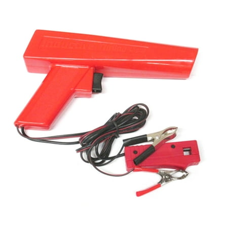 

Timing Light Diagnostic-tool Car Ignition Test Engine Timing Tester Machine Light Hand Tools Repair Cylinder Detector Power Tester (Red)