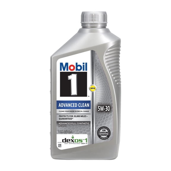 Mobil 1 Advanced Clean Full Synthetic Motor Oil 5W-30, 1 Quart