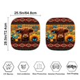 thumbnail image 4 of Bulopur Aztec Sun Shade Car Windshield, Butterfly Highland Cow Prevent UV Rays Car Windshield Sun Shade Foldable Removable Auto Front Window Sunshade Covers for Most Cars, Set of 2, 4 of 6