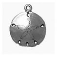thumbnail image 1 of Sterling Silver 24" 1mm Box Chain 3D Medium Sand Dollar Pendant Necklace, 1 of 2