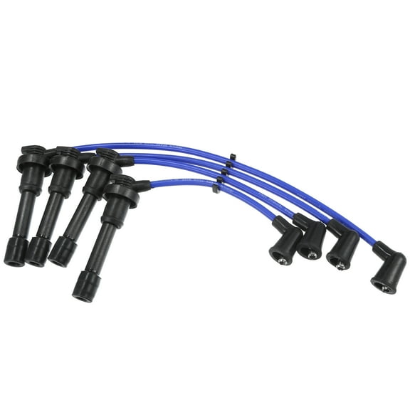 Car Spark Plug Coil Wires Ignition Coil Cable 7mm Fit?for Mazda Miata 1990-1997 No.BPE818140A - Pack of 4