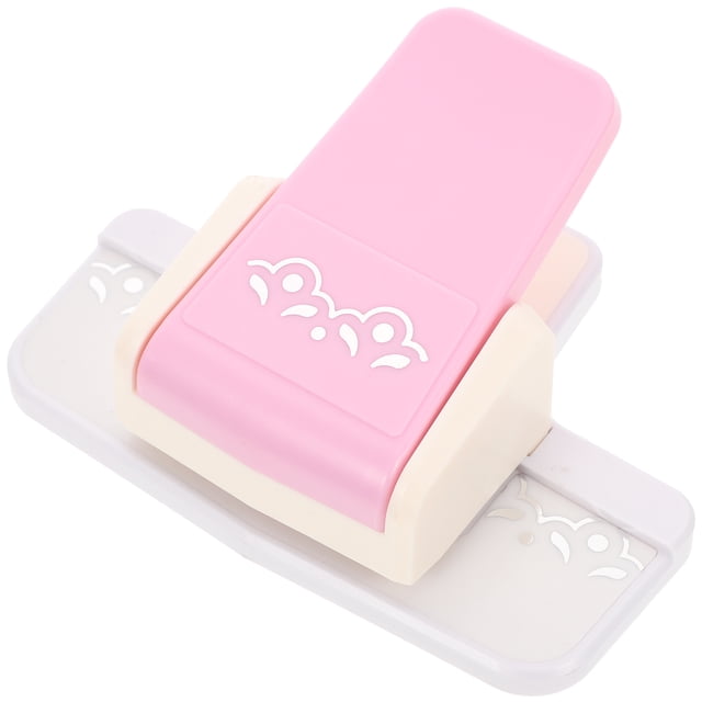 Shisuyan Poinçon en Papier Réutilisable pour Bricolage avec Design Économique et Bords Nets Alliage ABS Blanc 3.15 Pouces