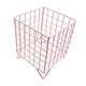 thumbnail image 5 of Organizador de escritorio, cesta de almacenamiento de hierro, cómoda y compacta caja de almacenamiento de papelería. Rosa, 5 of 9