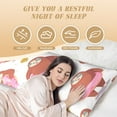 thumbnail image 4 of Bingfone Body Pillow Cover Long Pillow Case With Zipper Decorative Bedding Pillowcase 20"X54" Soft Cushion Pillow Case For Bedroom-Sloth With Donuts1, 4 of 8