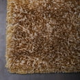 thumbnail image 2 of Rugsotic Carpets Hand Tufted Shag Polyester Eco-Friendly Area Rugs - 4'x6', Rectangle, Honey, Plain Solid Design, High Pile Handmade Anti Skid Rugs for Living Room, Bed Room K00111, 2 of 5