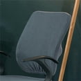 thumbnail image 4 of Naiovety Funda protectora para silla de oficina, 2 piezas, funda para sillas, Protector Universal para muebles, suministros para el hogar de estilo Simple Decoración del hogar gris oscuro Naiovety HA011156-08, 4 of 5