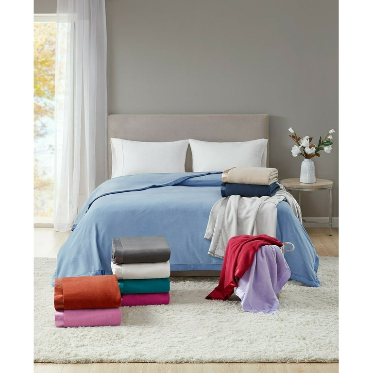Martha stewart easy care soft fleece blanket hotsell