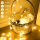 thumbnail image 2 of Cadena de luces LED con batería y bola redonda, ideal para decorar el árbol de Navidad y las fiestas., 2 of 7