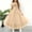 Beige, variant on Party Dresses for Girls Watermelon Red Sleeveless Tulle Long Formal Wedding Pageant Party Fancy Princess Ball Gown Dresses 7-13