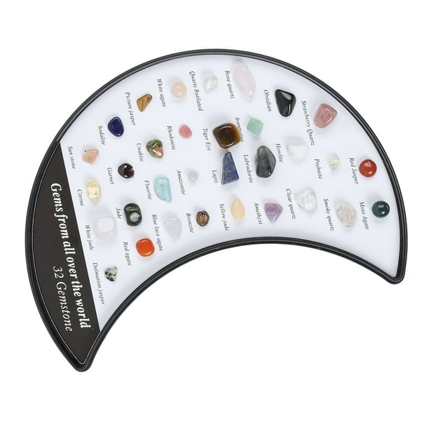 Kit De Colección De Rocas Y Minerales Para Niños, Set De Ciencias Educativas Con Caja De Exhibición, Rocas Y Minerales Kit De Ciencias De La Ciencia Decoración De Escritorio De