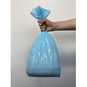 BOS Odor-Sealing Cat Poop Bags for Pet Waste & Kitty Litter - Disposal Bags - Scent-Free (60 bags) [Size: L, Color: Light blue]