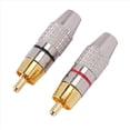 thumbnail image 4 of 160 Piezas Plug Audio Video Cable De Bloqueo Connector Chapado En, 4 of 5