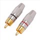 thumbnail image 4 of 160 Piezas Plug Audio Video Cable De Bloqueo Connector Chapado En, 4 of 8