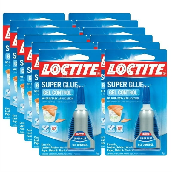 Henkel-Loctite 234790 12 Pack 0.14 oz. Super Glue Gel Control