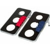 Tailgate360 Aluminum Frame 3-Hole Cornhole Bean Bag Toss Set, Black