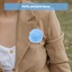 thumbnail image 3 of Pom Pom Decoration Adorable Pompom Brooch for Decor 4Pcs Fluffy Balls, 3 of 5