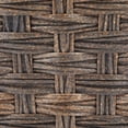 thumbnail image 4 of Cesta de basura tejida con diseño de mDesign, cuadrada, 4,5 L, color marrón, 4 of 4