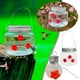 thumbnail image 1 of Comedero para colibríes colgante al aire libre | Depósito de flujo transparente para jardín, patio, patio | Diseño portátil de fácil llenado y fácil limpieza | Capacidad de 500ml | Juego de 2, 1 of 9