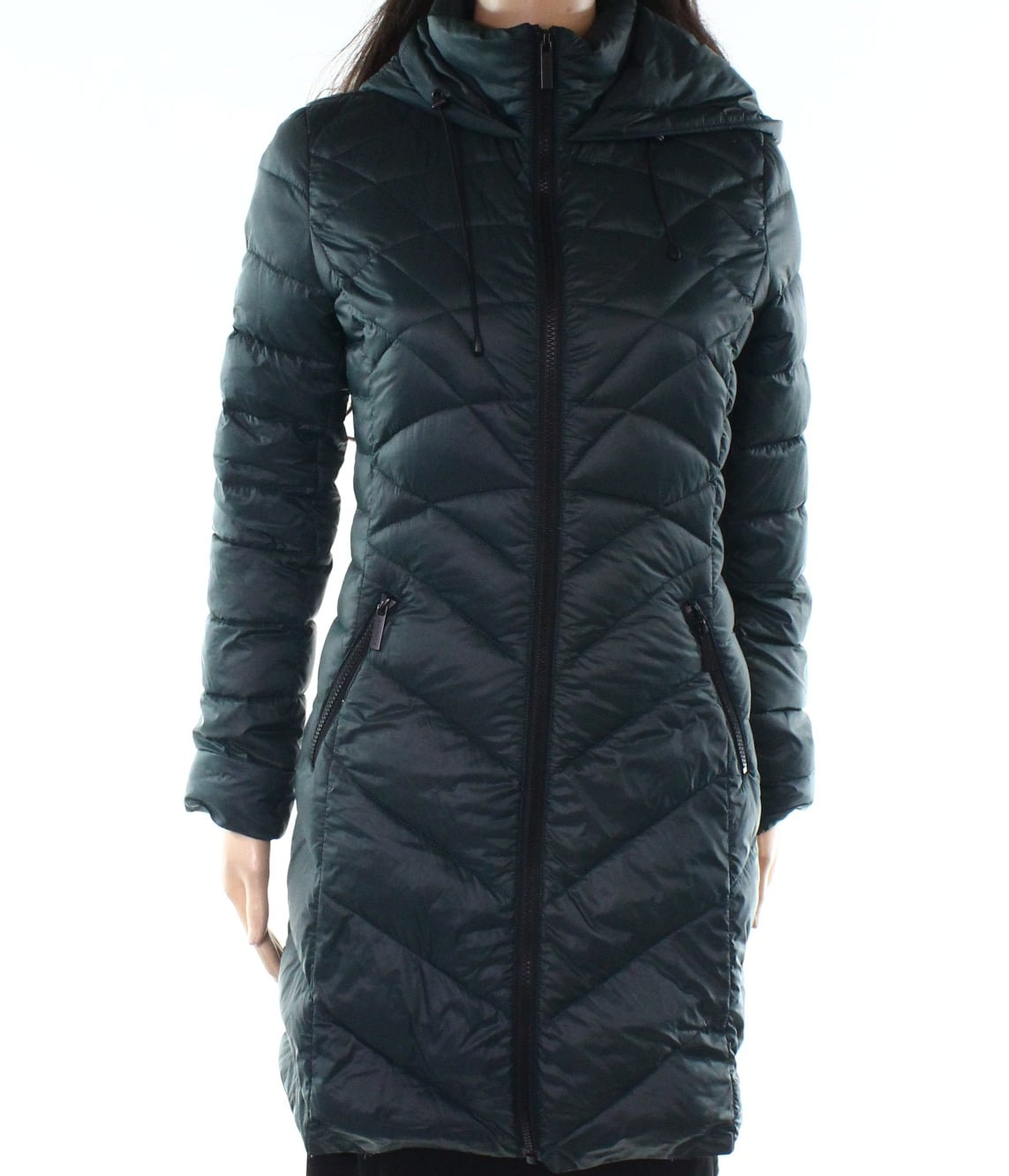 halogen hooded puffer jacket